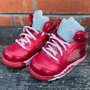 Jordan 5 Retro Valentines Day Toddler Sneakers, 5C